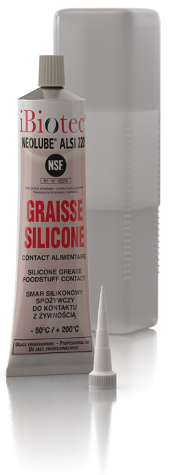 special grease for seals and taps, NSF H1 and drinking water contact approved. Very low temperatures. Anti-lime scale. Removable or detectable equipment. HACCP BRC8 IFS. 100 % silicone grease, for maintenance of elastomer joints, food contact, drinking water contact, insulating, anti-lime scale. very low temperature. food contact silicone grease, food contact grease, food quality grease, tap grease, plumbing grease, drinking water grease, insulating grease, low-temperature grease, joint grease, technical grease, industrial grease, tube silicone grease. diving silicone grease. watertight caisson silicone grease. headlight seal silicone grease. technical grease suppliers. industrial grease suppliers. industrial lubricant suppliers. technical grease manufacturers. industrial grease manufacturers. industrial lubricant manufacturers. aerosol silicone grease. Technical aerosols. Maintenance aerosols. Aerosol suppliers. Aerosol manufacturers. Silicone grease. Elastomer silicone grease. Rubber silicone grease. Silicone grease manufacturers. Silicone grease suppliers. Silicone grease spray. Silicone grease spray can. Industrial maintenance product.